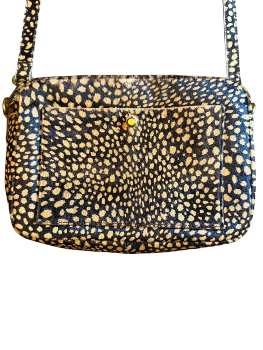 Madewell The Transport Camera Crossbody Bag in Leopard Print Calf Hair - Picture 6 of 13